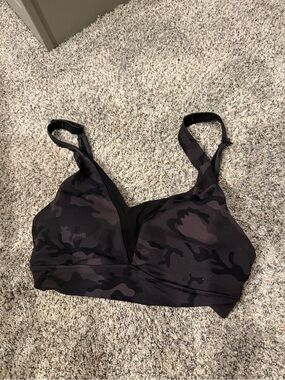 Zyia black camo sports bra